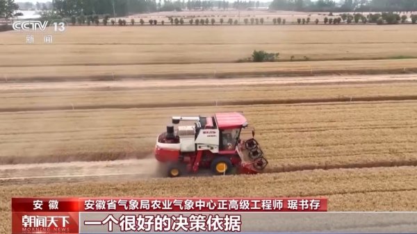 卓越汇 气象预报加上数字化监测&#32;小麦“颗粒归仓”有了“最强大脑”